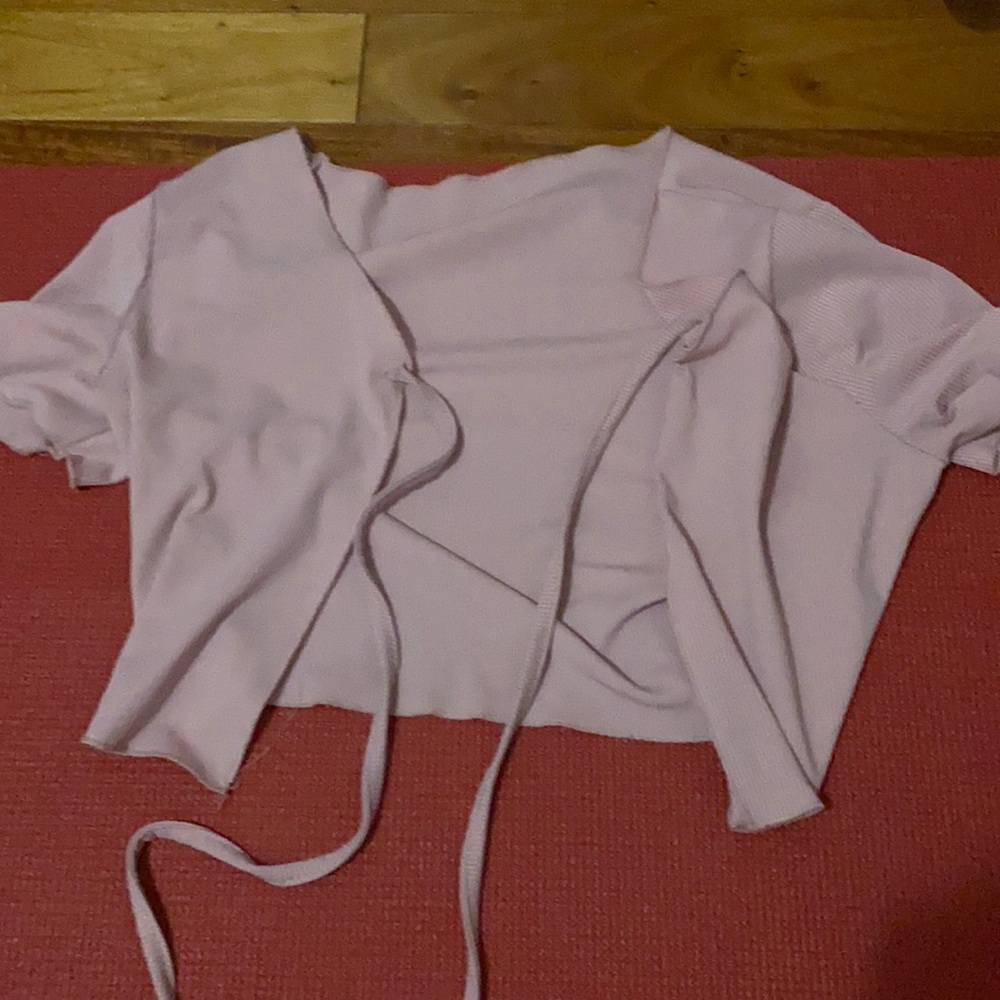 Pink Romwe cardigan